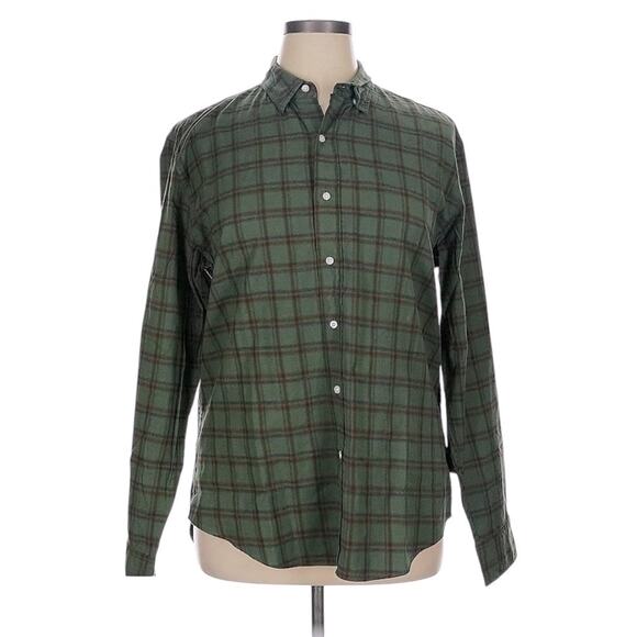 Frank & Eileen FINBAR Plaid Button Down Shirt Green XL Ling Sleeve Casual - Picture 1 of 14